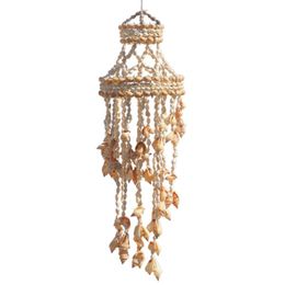 Decoratieve objecten Figurines Sea Shell Wind Chime Hangende ornament Wanddecoratie Creatieve hanger Sty 50x14cm