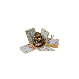 Objetos decorativos Figuras Diy Totoro Caja de música Juguete educativo ensamblado para Adts Regalo de cumpleaños Fantasía Bosque Caramelo Gato Gota D Dhoak
