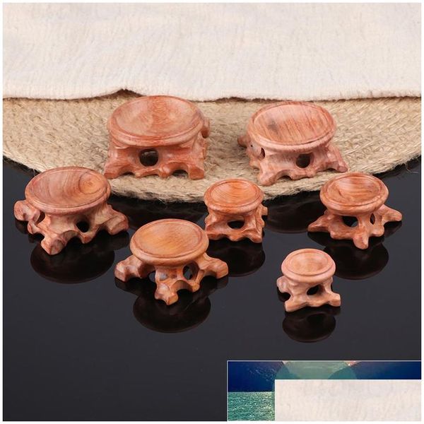 Objets décoratifs Figurines pour boule de cristal sphère globe porte-pierre décor à la maison durable miniature rétro branche acide bois displa Dhq9Q