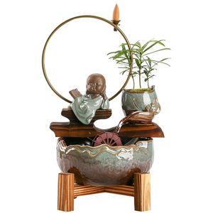 Decoratieve objecten figurines fontein water landschap meubilering artikelen backflow wierook chinese stijl thuis woonkamer kantoor lucky ope