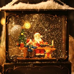 Objets décoratifs Figurines Boîte à musique de Noël faite à la main Boule de cristal Filles Dansant Ballet Princesse Enfants Copines Cadeau d'anniversaire de vacances 231019