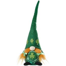 Objets décoratifs Figurines Irish Festiva Day Gnome Leprechaun Shamrock Handmade Swedish Tomte Plush DollDecorative