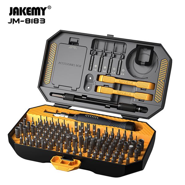 Objets décoratifs Figurines JAKEMY Réparation précise de haute qualité Mini jeu de tournevis 145 en 1 Kit d'outils de bricolage avec téléphone ordinateur portable 230824