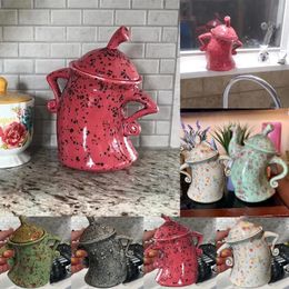 Decoratieve objecten beeldjes potten met trendy schattige keuken voedselopslag woondecoratie accessoires Kawaii 230921