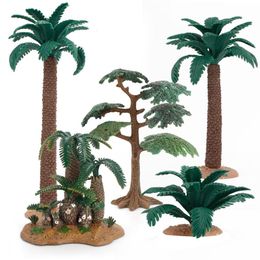 Objetos decorativos Figuras Accesorios de diseño Dollhouse Ornamento Jurásico Período Plantas en miniatura Escena de arbustos Modelo Decoración de jardín de hadas 230818