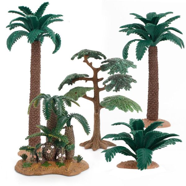 Objets décoratifs Figurines Aménagement Accessoires Maison de poupée Ornement Période jurassique Plantes Arbres miniatures Scène de brousse Modèle Fée Décoration de jardin 230818