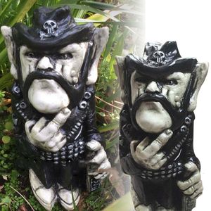 Decoratieve objecten Figurines Lemmy Rock Icon Sculpture The Lemprechaun Resin Statue Yard Lawn Lawn ornamnet Outdoor Garden Decor 230812