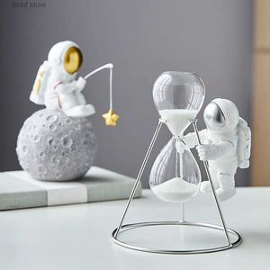 Decoratieve Objecten Beeldjes Mooie Decoratie Astronaut Model Hars Kleine Ornamenten Thuis Moderne Kamer Desktop Decoratie Ornamenten Cadeau voor Vriendje T240309