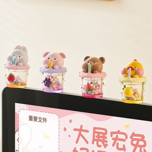 Decoratieve objecten Beeldjes Lovely Home Room Decor Miniatuur Dierenstandbeelden Bureau Accessoires Creatieve computersculpturen en geschenk 230807