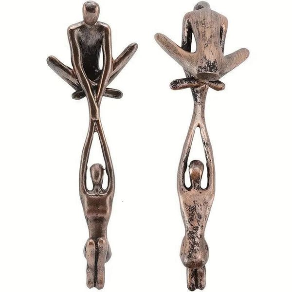 Objetos Decorativos Figuras Amante Escultura Adorno Hombre Levantando Mujer Figura Amante Bailando Figura Pareja Bailando Estatua Arte Abstracto 230830