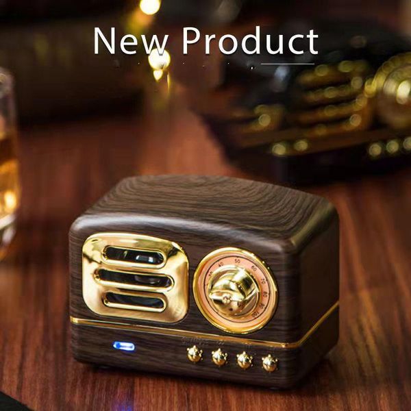 Objets décoratifs Figurines Mini haut-parleur Bluetooth Radio sans fil Portable petit haut-parleur rétro créatif de haute qualité décoratif