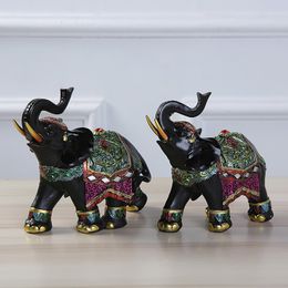 Oggetti decorativi Figurine Mini ottone vintage Ganesha Statue Pocket India Thailandia Elefante Dio Figura Scultura Home Office Scrivania Ornamento Regalo 230224