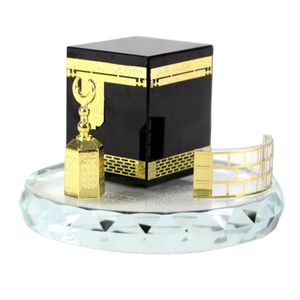 Objets décoratifs Figurines miniatures modèle musulman Architecture de mosquée maison islamique Table de collection fête de vacances décor approvisionnement 221203