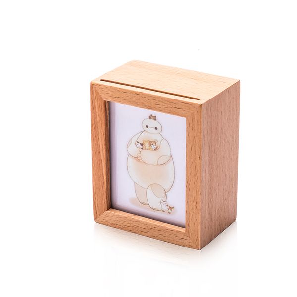 Objets décoratifs Figurines Boîte à musique en bois naturel avec pos personnalisable Boîte à musique à remonter pour amis conjoint enfants Château en bois de hêtre dans le ciel 230911