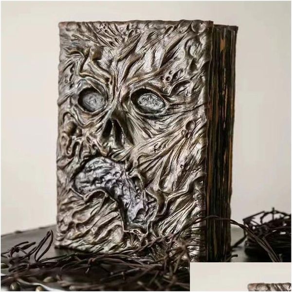 Objets décoratifs Figurines Necronom Dark Magic Prop Demon Evil Dead Summon Livre Autel Cérémonie Salon Décor Bureau Hallowe Dhlpk