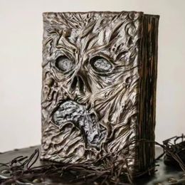 Decoratieve objecten beeldjes Necronomicon Dark Magic Book Uniek notitieboek decoratie Evil Dead Horror Movie Prop Gift Spellbook Halloween Decor 230923