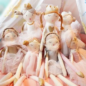 Objetos decorativos Figuritas Nórdicas 50 cm Hada Calmante Niña Muñeca Juguetes de peluche para bebés Niñas Durmiendo Niños Regalo Decoración de la habitación Decoración de la guardería 220906