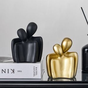 Decoratieve objecten Figurines Noordse woonkamer Decoratie Home Decor Office Bureau Accessoires Ideeën Geschenk moderne woonkamer mini ornament paar Sculptuur 230204