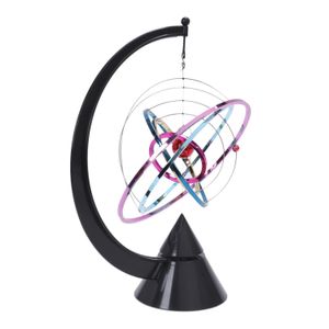 Decoratieve objecten Figurines Perpetual Kinetic Solar System Planet Mobile Desk Toy 230816