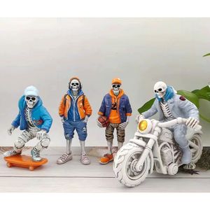 Objets décoratifs Figurines résine squelette poupée Halloween décoration maison artisanat tendance rue 231017