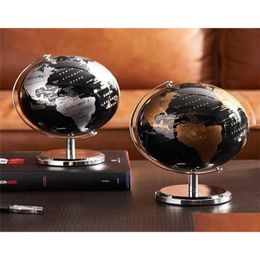 Objets décoratifs Figurines Rotation d'étudiant Globe Géographie Décoration éducative Apprenez grand monde MAP TERRE AIDES D'ENSEIGNEMENT HOM DHML4