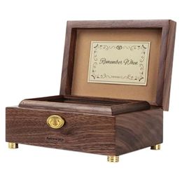 Decoratieve objecten beeldjes Sinzyo Remember When Music Box Rhymes High-end verzamelobject verjaardag kerstcadeau 30 noten enkele laag muziekdoos 231019