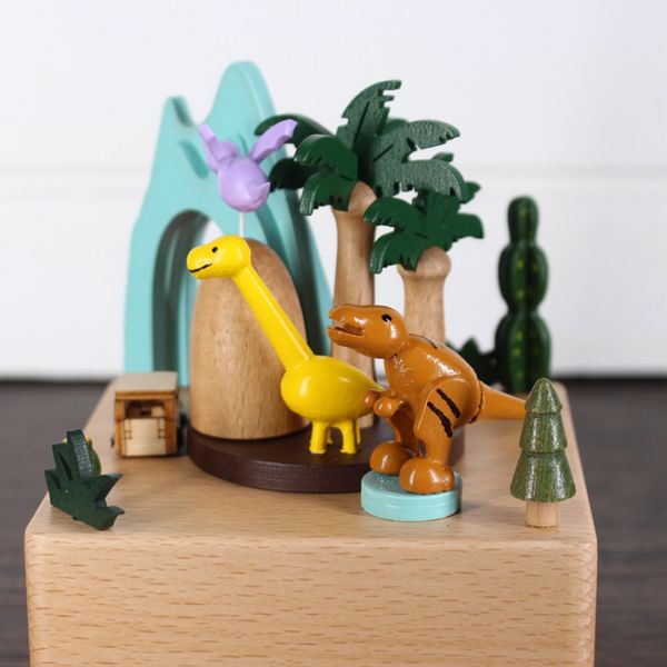 Objets décoratifs Figurines Boîte à musique en bois massif Artisanat Cadeau Sky City Boîte à musique en bois Saint Valentin Cadeau d'anniversaire pour enfant 230718