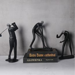 Decoratieve objecten Figurines Sportstandbeeld Samenvatting Figuur Sculptuur Ornamenten Home Decor voor verjaardag Kerstfeest Geschenken SW175 230419