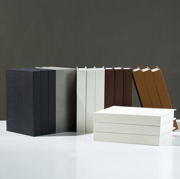 Objetos decorativos Figuras Estilo Libros falsos Mesa de café Caja Color Diseñador Decoración Libro Simple Sólido El Modelo Habitación Suave Prop Dro Otneq