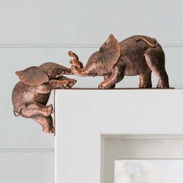 Decoratieve objecten Figurines Trendstijl Home Decoratie Elephant Octopus Resin ornamenten eenvoudige moderne ambachten verfraaiingen 230209
