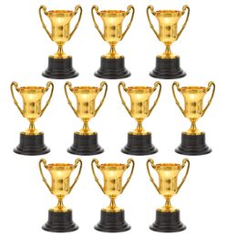 Decoratieve objecten Figurines Trofeeies Trophy Award Kids Cup PlasticMini Gold Awards Cups Winnaar ChildrenParty Funts Medals PRIZES 221202