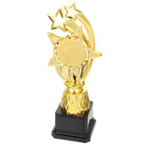 Decoratieve objecten Figurines Trophy Kinderen Small Plastic Mini Decor Kids Stage Performance Cups Gold 230815