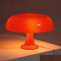 Objets décoratifs Figurines Vintage champignon italien Nessino Nesso Table S pour chambre salon décor à la maison lampe à LED 220706 Drop De Otivp