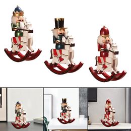 Objets décoratifs Figurines Vintage Casse-Noisette Soldat Debout Année De Noël Vacances Ornements De Noël Décoration De La Maison Cadeau30x25x9cm 231128