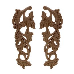 Objets décoratifs Figurines VZLX décalcomanie en bois sculpté fournitures suspendues coin Appliques mariage décoration de la maison accessoires Miniatures Eur