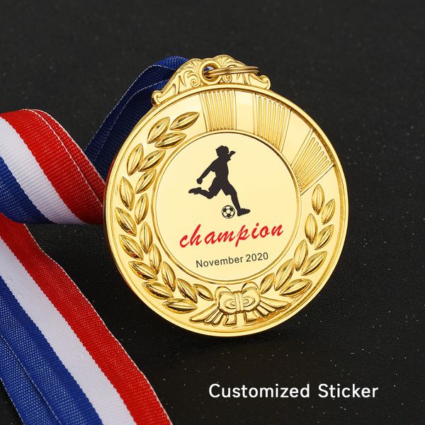 Objetos Decorativos Estatuetas Atacado Medalhas em Branco Espiga de Trigo Liga de Zinco 3D Prêmio de Ouro Maratona de Futebol Medalha de Corrida Medalha Personalizada e Troféus Presente 230614