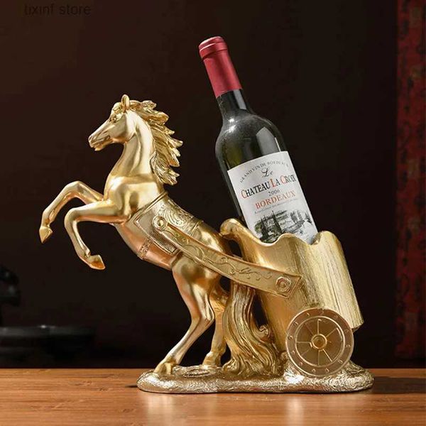 Objetos Decorativos Figuras Porta Vino Porta Botellas De Vino Decorativo Estatua De Caballo Estatuilla De Caballo Regalos Para Los Amantes De Los Caballos Adecuado Para La Decoración De La Habitación T240309