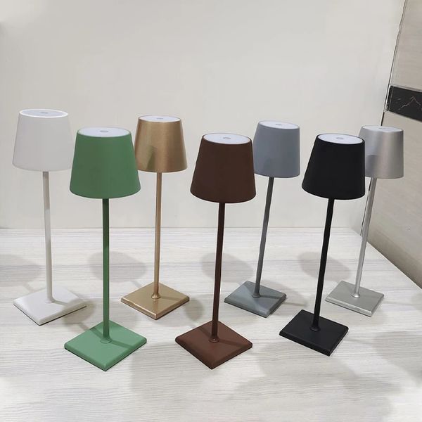 Objetos decorativos estatuetas lâmpada de mesa sem fio cabeceira com carregamento usb luz noite lâmpadas para quarto vintage casa decorações lado nórdico 231017