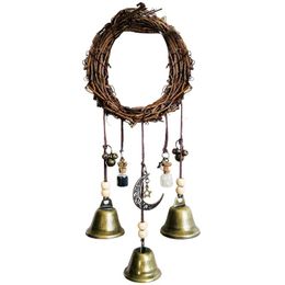 Decoratieve objecten Figurines Witch Bells Bescherming Deur Hangers Wind Chimes Handgemaakt Hangende Wiccan Magic voor Home DoReDecorative