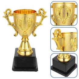 Decoratieve objecten Trofee Awards Golden Desktop Ornaments Kindergarten Kids Competition Prize Cups Grammy 230815