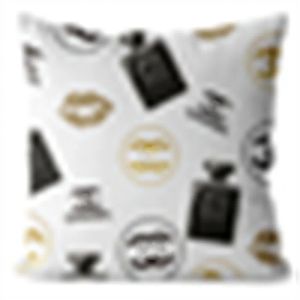 Oreiller décoratif Coussin de luxe Coussin de Noël Designer Taie d'oreiller Lettre Imprimer Mode Coussins Coussins en coton Couvre Textiles de maison 45 * 45 cm