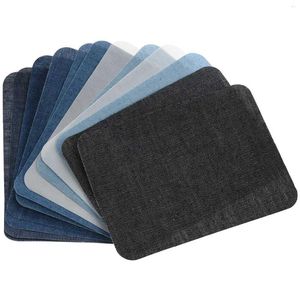 Decoratieve platen 10 stks thermisch plakkerig ijzer op het herstellen van patches jeans tas hoed reparatie decor ontwerp