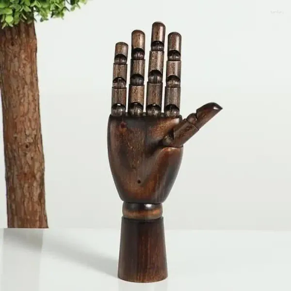 Plaques décoratives 1pc Home Ins Nordic Style Ornement Finger Finger Model Flexible Hand Mode