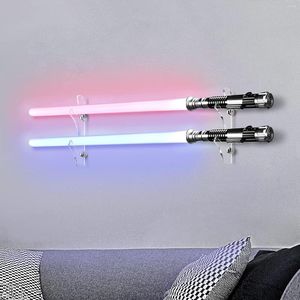 Decoratieve Platen 2 Stuks Acryl Light Saber Muur Display Rack Geschikt Voor Zwaarden Sabel; Muurbevestiging Top Lightsaber Houder Stand