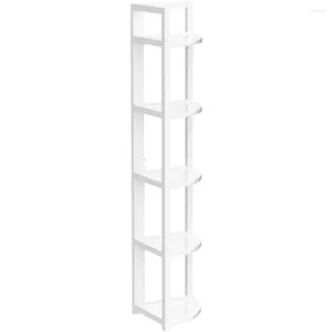 Decoratieve borden 5 Laag hoekplank Moderne boekenplank Kleine boekenkast opslagrek Plant Stand voor woonkamer Home Office