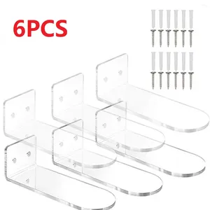 Plaques décoratives 6 / 12pcs Murd Mall Floating Shoe Display Rack Acrylic Shelf Sports Series