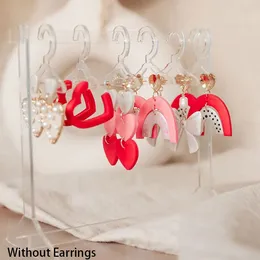 Plaques décoratives en acrylique Boucle d'oreille Hanging Hanger Hangle de support de manteau Rack Affiche de grande capacité Bijoux de rangement de rangement