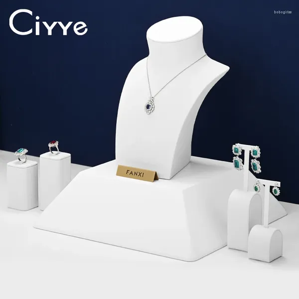 Plaques décoratives Ciyye T-Shaped Base Jewelry Display Stand for Commercial Exhibition Pographie Bracket