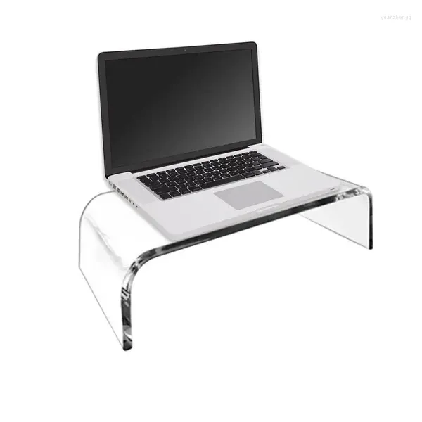 Placas decorativas, soporte para Monitor de escritorio, soporte acrílico transparente para ordenador de escritorio