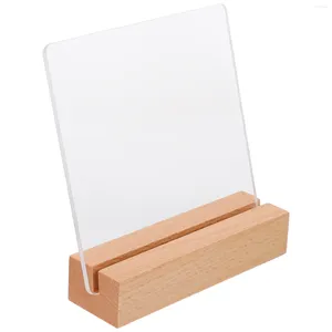 Decoratieve platen oorbellen nagel display bord nep nagels naamkaartstandaard acryl kleine tekenhouder